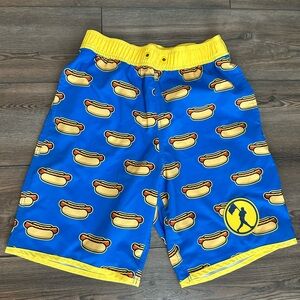 Baseballism hot dog swim shorts size medium
